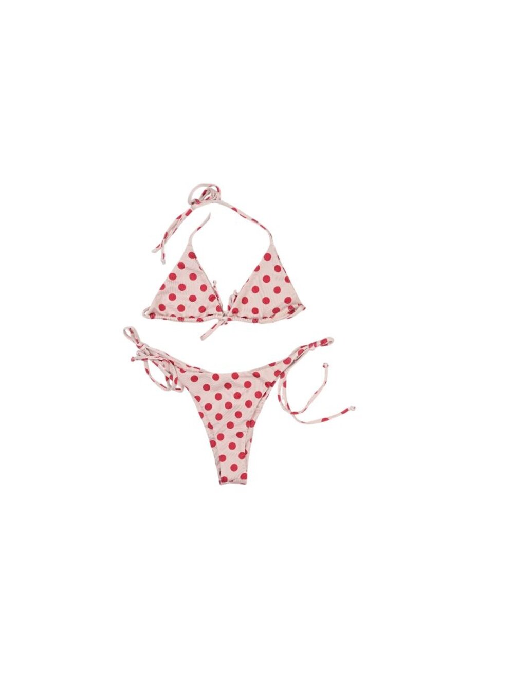Bella Venice The Belle Bikini Set in Red & White Dot